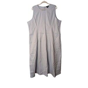 NWT J. Crew Nadia Pintuck Midi Dress Stretch Twill Light Blue CD361 classic 24